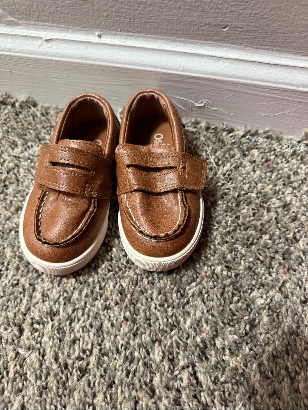 OshKosh B'gosh Toddler Brown Slip-On Dress Shoes